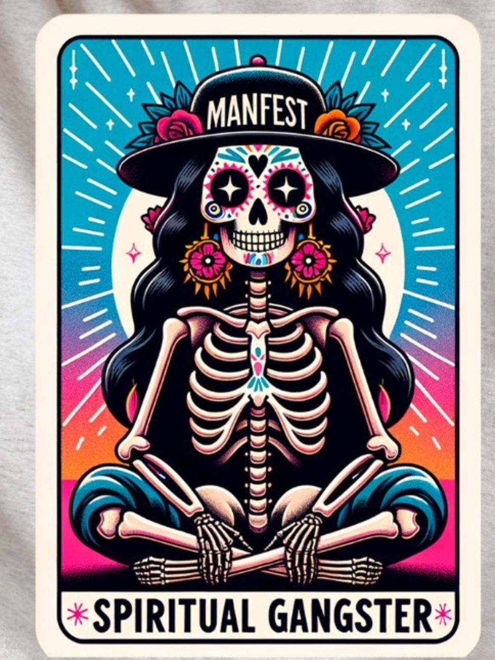NEW Sticker - Spiritual Gangster, 2.75” x 4”